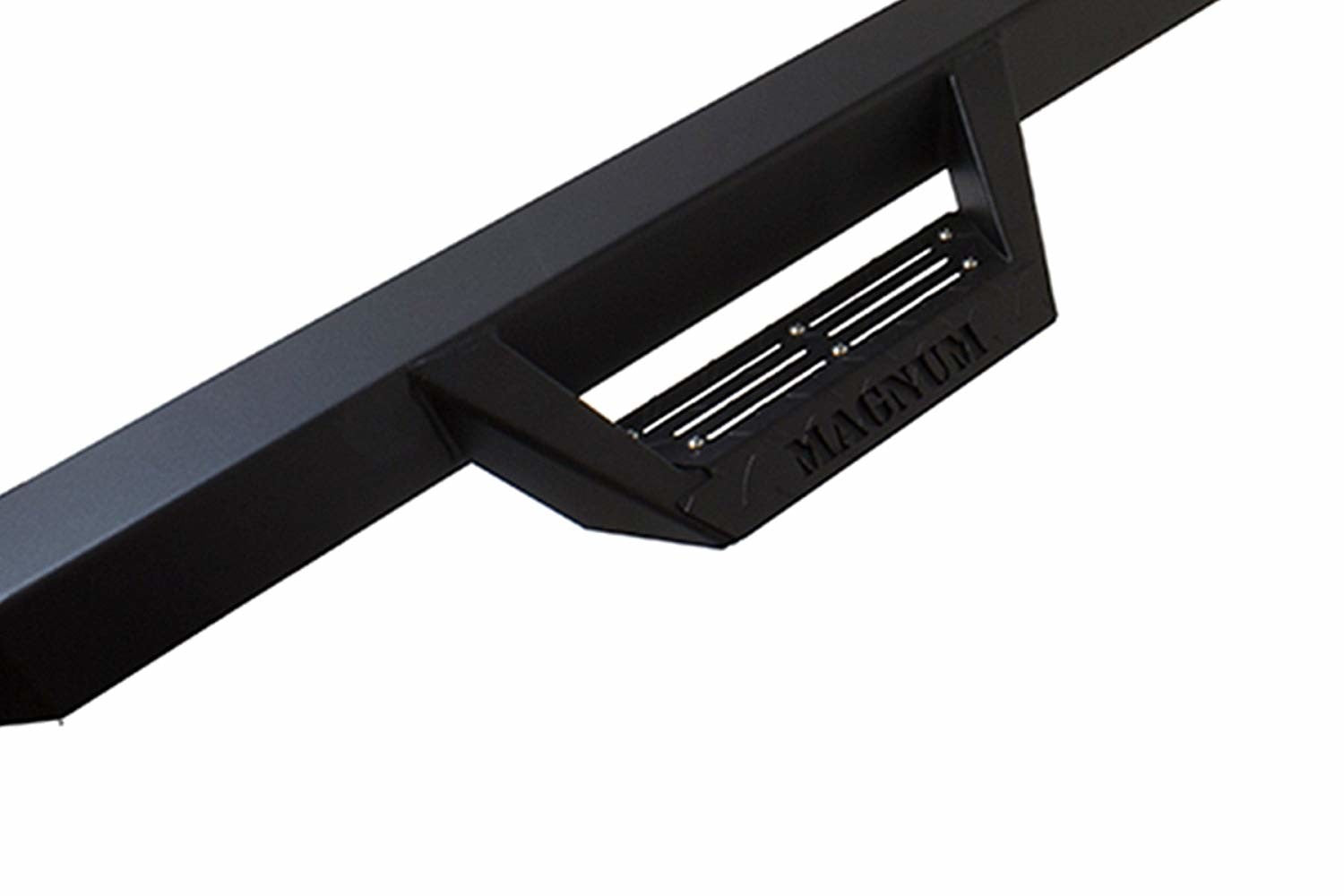 Magnum RT Wheel to Wheel Drop Steps - Black Textured Steel
